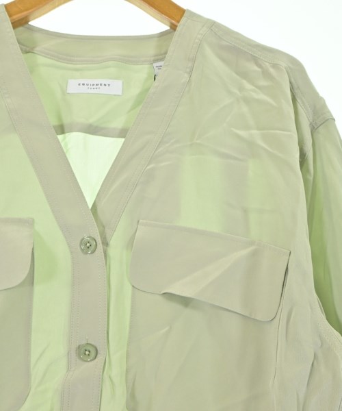 EQUIPMENT（エキプモン）カジュアルシャツ 緑 サイズ:S レディース/2200631163275