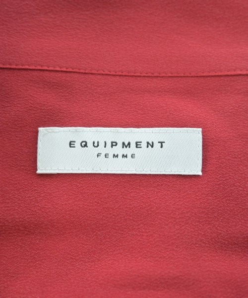EQUIPMENT（エキプモン）カジュアルシャツ 赤 サイズ:XS レディース/2200631164883