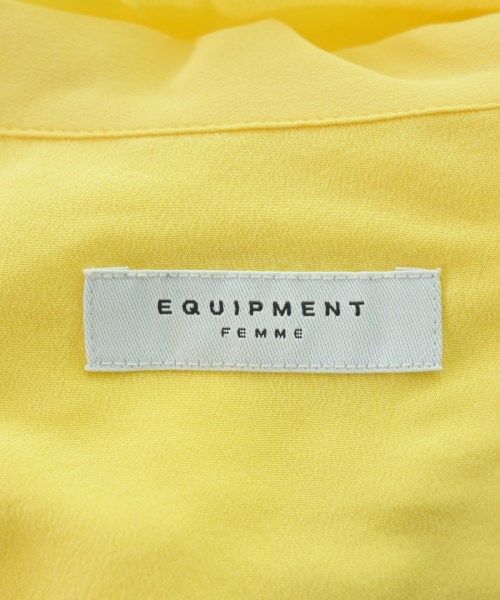 EQUIPMENT（エキプモン）カジュアルシャツ 黄 サイズ:S レディース/2200631164920