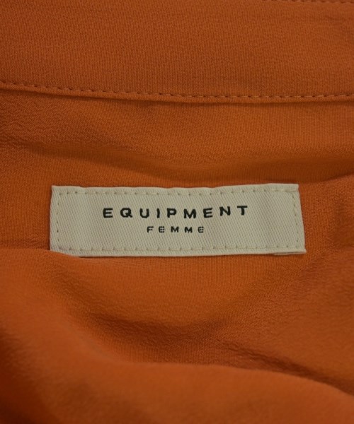 EQUIPMENT（エキプモン）カジュアルシャツ オレンジ サイズ:XS レディース/2200631164944