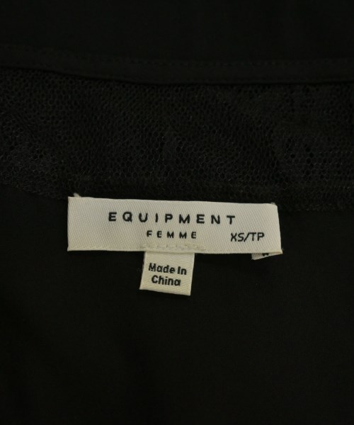 EQUIPMENT（エキプモン）カジュアルシャツ 黒 サイズ:XS レディース/2200631165118