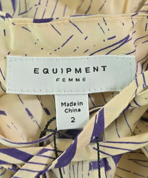 EQUIPMENT（エキプモン）ワンピース ベージュ サイズ:2(M位