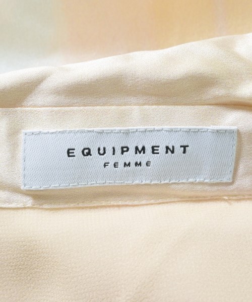 EQUIPMENT（エキプモン）ワンピース 黄 サイズ:2(M位) レディース/2200631168065