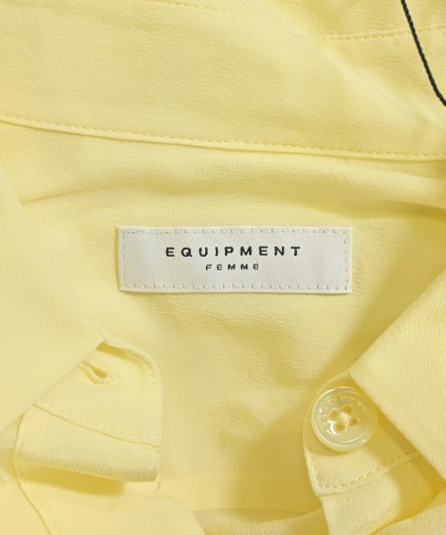 EQUIPMENT（エキプモン）カジュアルシャツ 黄 サイズ:XXS レディース/2200631170020