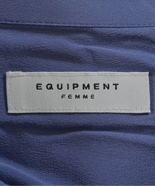 EQUIPMENT（エキプモン）カジュアルシャツ 青 サイズ:XS レディース/2200631170334