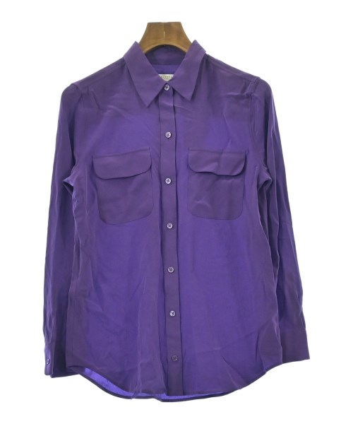 EQUIPMENT(エキプモン)カジュアルシャツ 紫 サイズ:S/2200631170402
