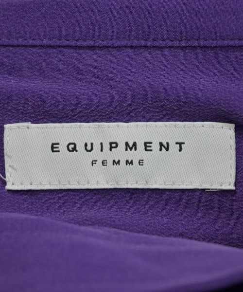 EQUIPMENT（エキプモン）カジュアルシャツ 紫 サイズ:S レディース/2200631170402