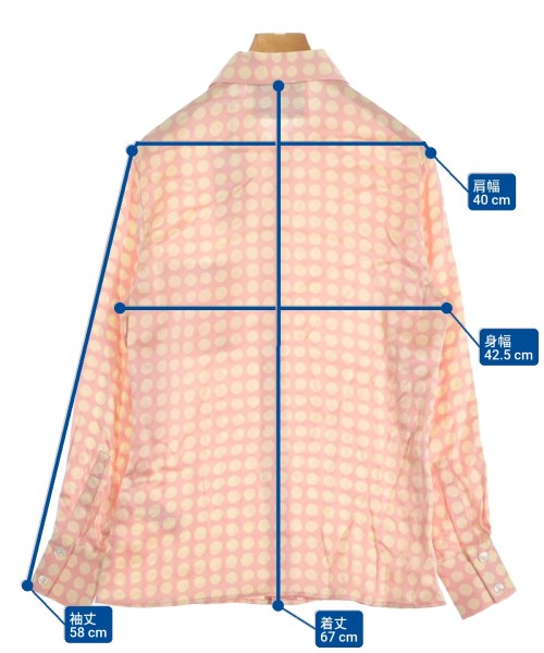 EQUIPMENT（エキプモン）カジュアルシャツ ピンク サイズ:XS レディース/2200631170440