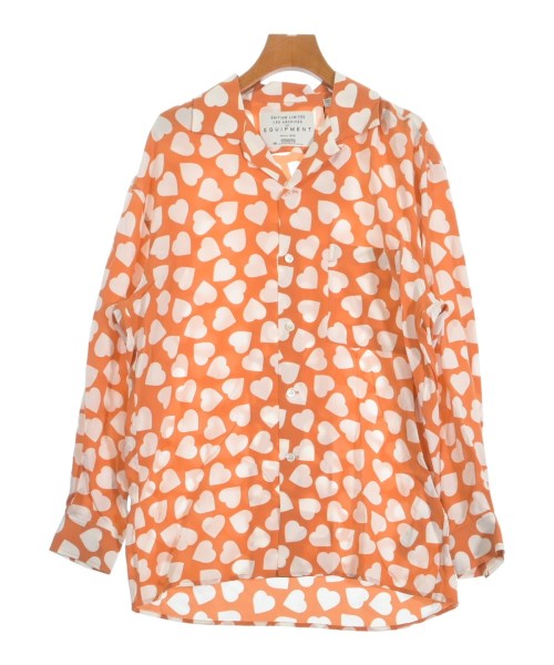 EQUIPMENT(エキプモン)カジュアルシャツ オレンジ サイズ:S/2200631170600