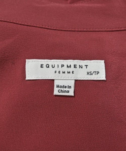 EQUIPMENT（エキプモン）カジュアルシャツ 赤 サイズ:XS レディース/2200631170617