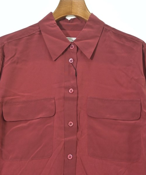 EQUIPMENT（エキプモン）カジュアルシャツ 赤 サイズ:XS レディース/2200631170617