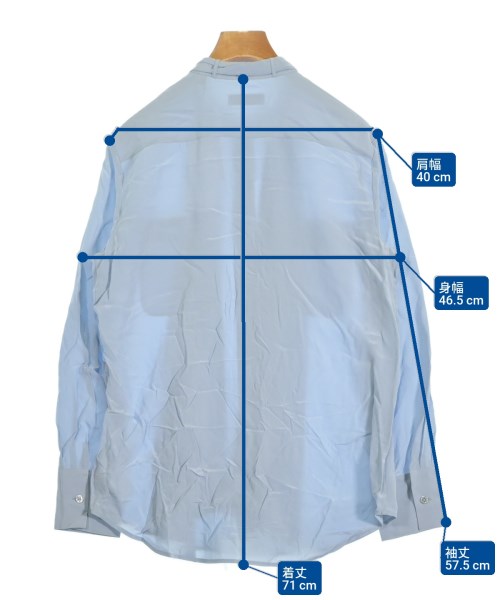 EQUIPMENT（エキプモン）カジュアルシャツ 青 サイズ:S レディース/2200631170624