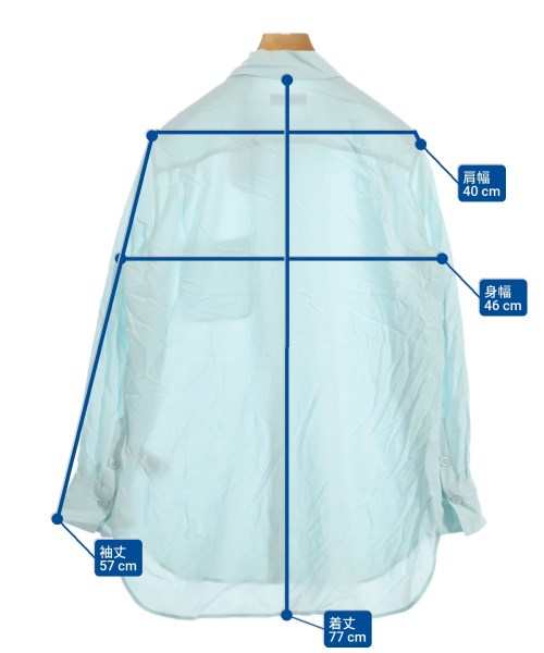 EQUIPMENT（エキプモン）カジュアルシャツ 青 サイズ:S レディース/2200631170693