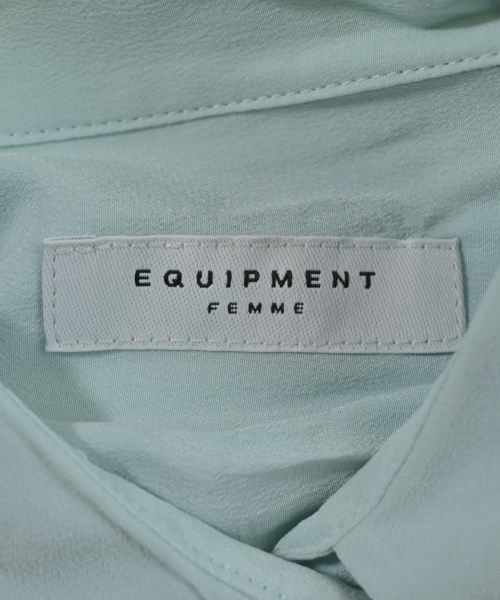 EQUIPMENT（エキプモン）カジュアルシャツ 青 サイズ:XXS レディース/2200631170709
