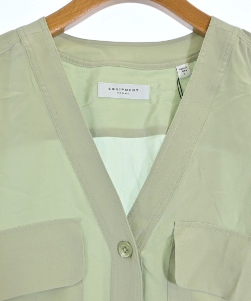 EQUIPMENT（エキプモン）カジュアルシャツ 緑 サイズ:S レディース/2200631171539
