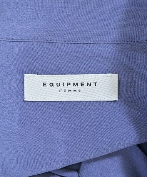 EQUIPMENT（エキプモン）カジュアルシャツ 青 サイズ:S レディース/2200631171645