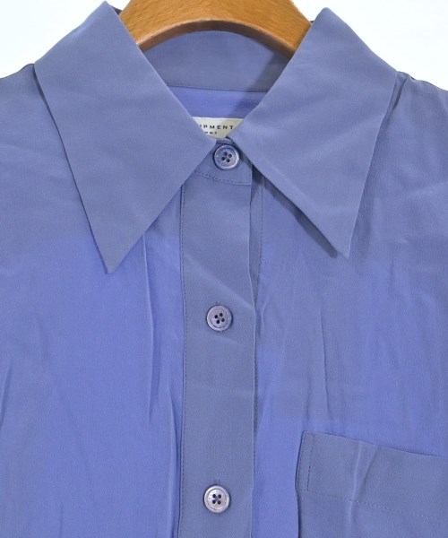 EQUIPMENT（エキプモン）カジュアルシャツ 青 サイズ:S レディース/2200631171645