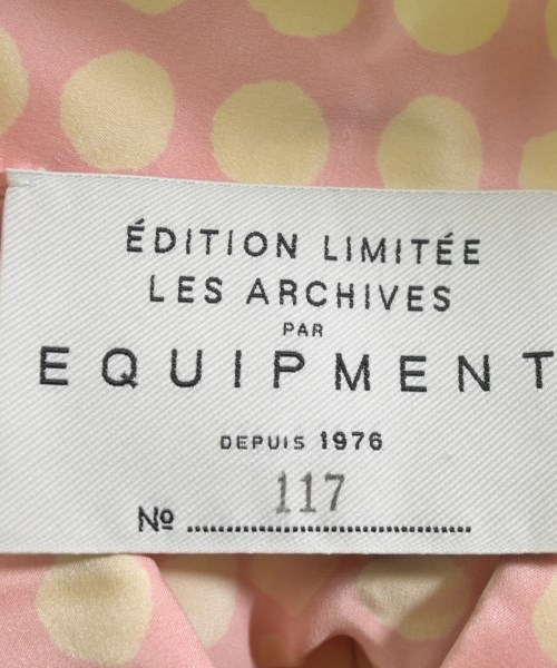 EQUIPMENT（エキプモン）カジュアルシャツ ピンク サイズ:S レディース/2200631173410