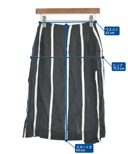 EQUIPMENT（エキプモン）ロング・マキシ丈スカート 黒 サイズ:0(XS位) レディース/2200631173632