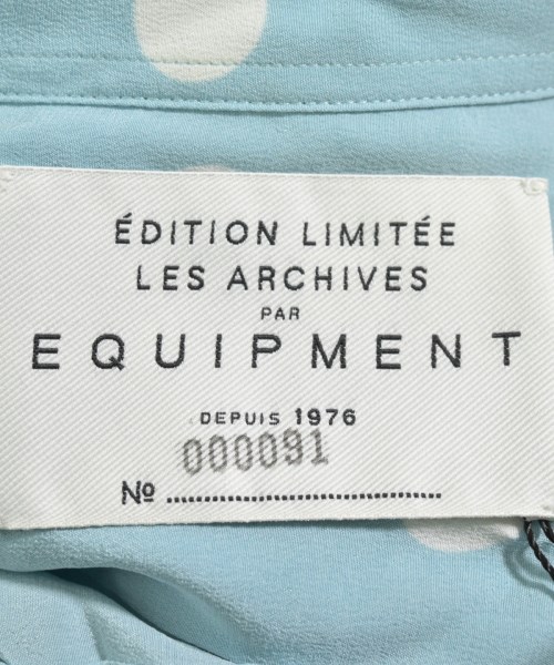 EQUIPMENT（エキプモン）カジュアルシャツ 青 サイズ:XS レディース/2200631174035