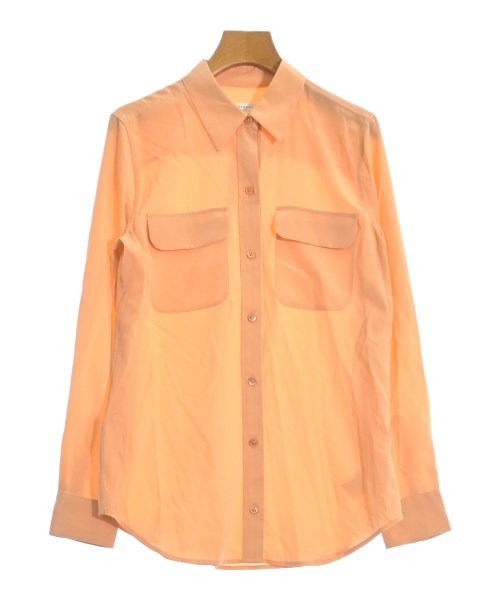 EQUIPMENT(エキプモン)カジュアルシャツ オレンジ サイズ:XS/2200631193777