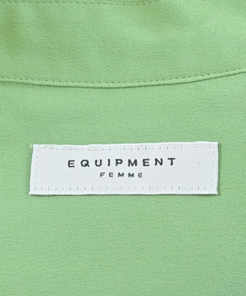 EQUIPMENT（エキプモン）カジュアルシャツ 緑 サイズ:XXS レディース/2200631221609