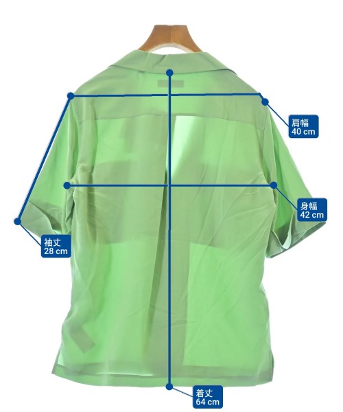 EQUIPMENT（エキプモン）カジュアルシャツ 緑 サイズ:XXS レディース/2200631221609