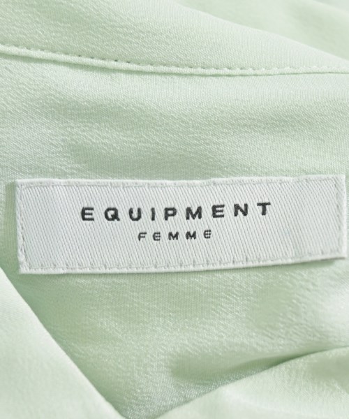 EQUIPMENT（エキプモン）カジュアルシャツ 緑 サイズ:S レディース/2200631223245
