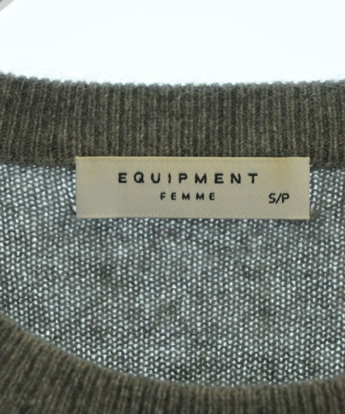 EQUIPMENT（エキプモン）ニット・セーター グレー サイズ:S レディース/2200617812043