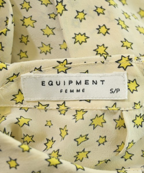 EQUIPMENT（エキプモン）ブラウス 黄 サイズ:S レディース/2200612585188