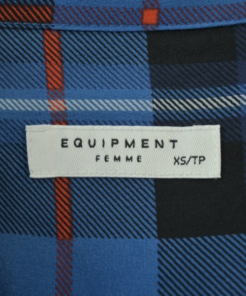 EQUIPMENT（エキプモン）カジュアルシャツ 青 サイズ:XS レディース/2200676867435