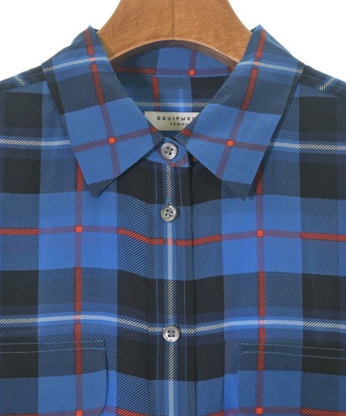 EQUIPMENT（エキプモン）カジュアルシャツ 青 サイズ:XS レディース/2200676867435
