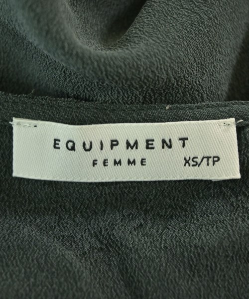 EQUIPMENT（エキプモン）カジュアルシャツ 緑 サイズ:XS レディース/2200680774026