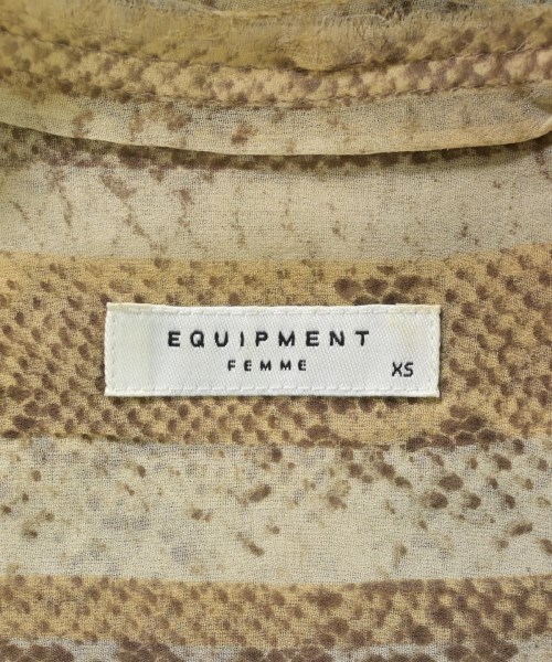EQUIPMENT（エキプモン）ブラウス ベージュ サイズ:XS レディース/2200694774104