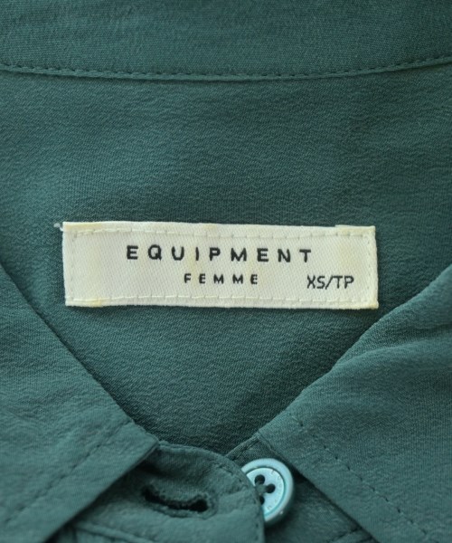 EQUIPMENT（エキプモン）カジュアルシャツ 緑 サイズ:XS レディース/2200697536037