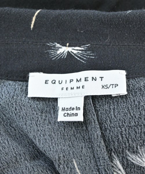 EQUIPMENT（エキプモン）ワンピース 黒 サイズ:XS レディース/2200654563038