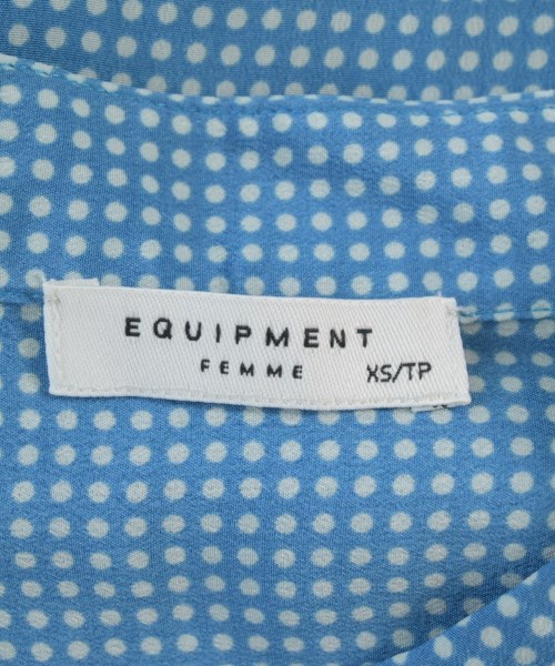 EQUIPMENT（エキプモン）ブラウス 青 サイズ:XS レディース/2200709376026
