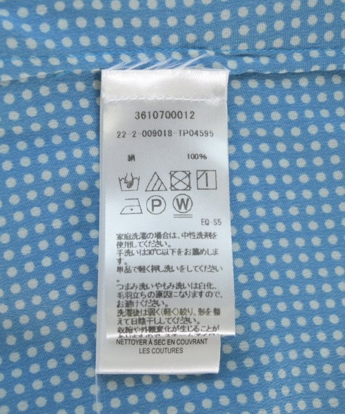 EQUIPMENT（エキプモン）ブラウス 青 サイズ:XS レディース/2200709376026