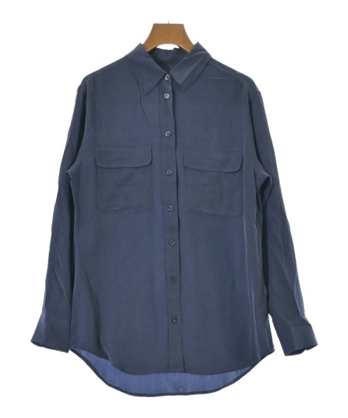 EQUIPMENT(エキプモン)ブラウス 紺 サイズ:XXS/2200634991363