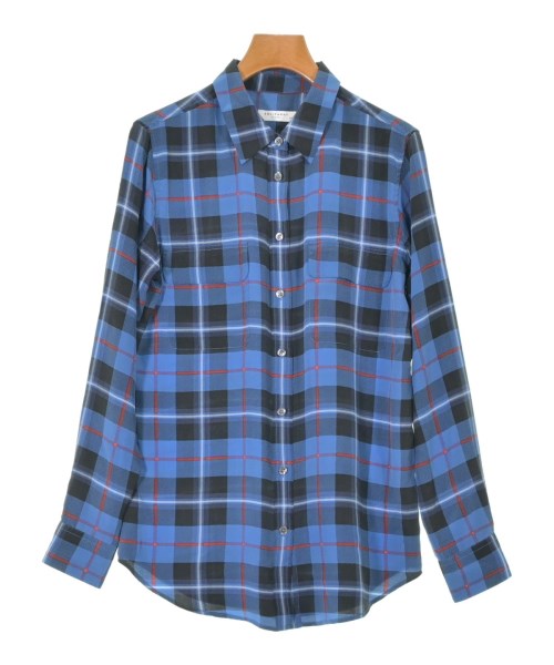 EQUIPMENT(エキプモン)カジュアルシャツ 青 サイズ:S/2200660618012