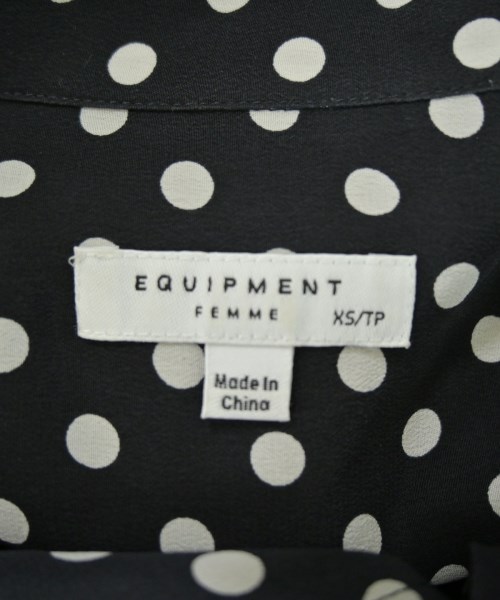 EQUIPMENT（エキプモン）ブラウス 黒 サイズ:XS レディース/2200727128034