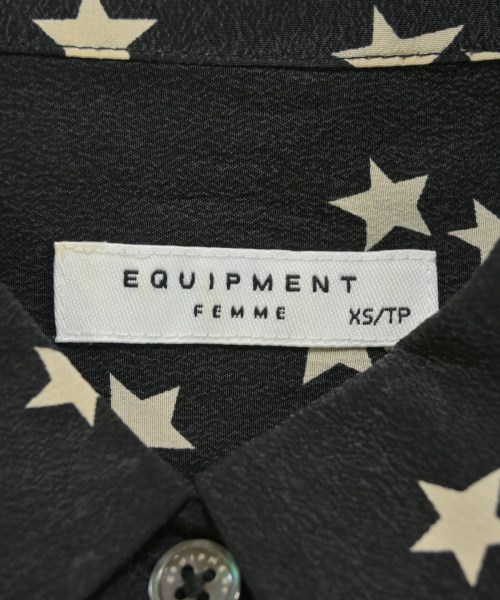 EQUIPMENT（エキプモン）カジュアルシャツ 黒 サイズ:XS レディース/2200728020337