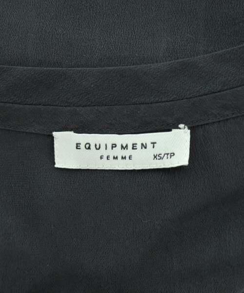 EQUIPMENT（エキプモン）Tシャツ・カットソー 黒 サイズ:XS レディース/2200685870082