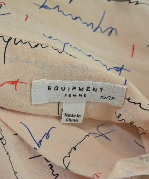 EQUIPMENT（エキプモン）ブラウス ピンク サイズ:XS レディース/2200691484051