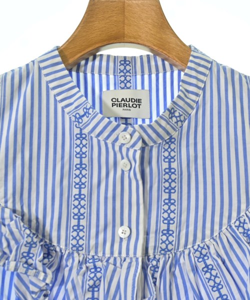CLAUDIE PIERLOT（クローディーピエルロ）ブラウス 青 サイズ:36(S位) レディース/2200716419136