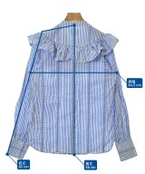 CLAUDIE PIERLOT（クローディーピエルロ）ブラウス 青 サイズ:36(S位) レディース/2200716419136