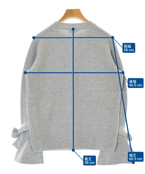 CLAUDIE PIERLOT（クローディーピエルロ）ニット・セーター グレー サイズ:1(S位) レディース/2200652525038