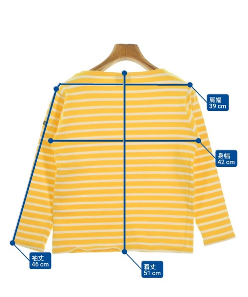 HERVE CHAPELIER（エルベシャプリエ）Tシャツ・カットソー 黄 サイズ:-(S位) レディース/2200646232010