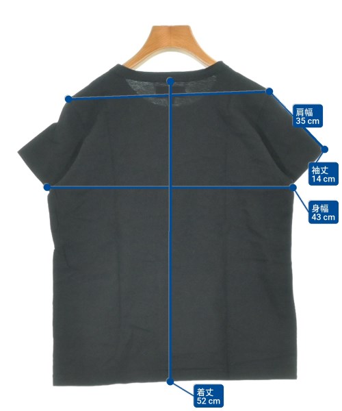 Agnes b.（アニエスベー）Tシャツ・カットソー 黒 サイズ:T2(L位) レディース/2200620721134
