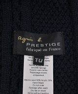 Agnes b.（アニエスベー）マフラー 紺 サイズ:- メンズ/2200636372054